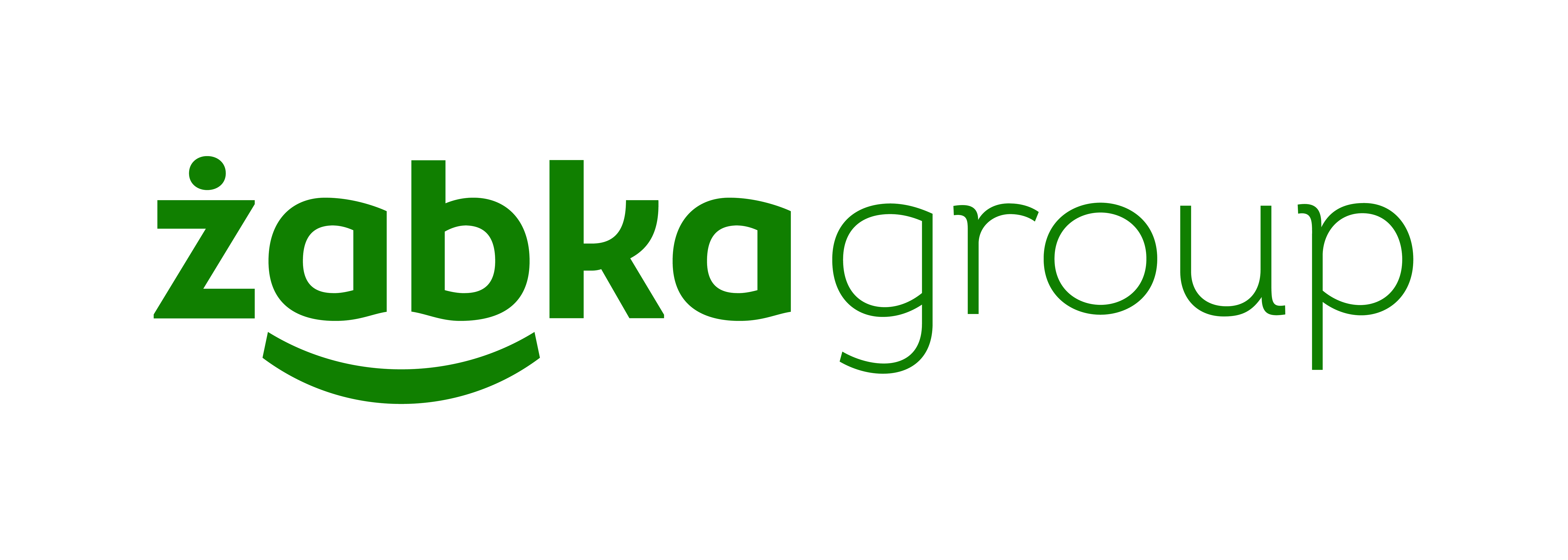 Logo żabka group zielone